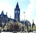 Manchester Town Hall in Albert Square by architect Alfred Waterhouse